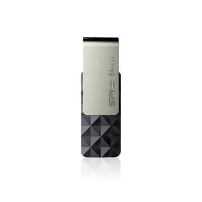3. Pendrive Silicon Power Blaze B30 64GB USB 3.1 schwarz (SP064GBUF3B30V1K)