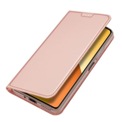 4. Dux Ducis Skin Pro Hülle mit Klappe und Kartenfach für Xiaomi Redmi Note 13 5G – Pink