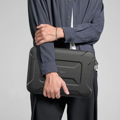 13. Tech-Protect Ranger-X Taktische Laptoptasche für 13-14 Zoll, Schwarz