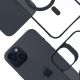 13. 3mk Satin Armor MagCase Hülle mit MagSafe für iPhone 15 – transparent mit schwarzem Rahmen