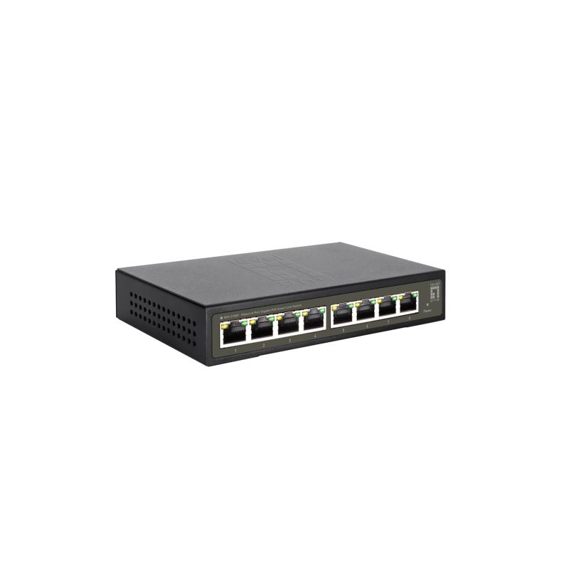 4. LevelOne Hilbert 8-Port Gigabit PoE Smart Lite Switch – 802.3at/af PoE – 8 PoE-Ausgänge – Leistungsaufnahme: 112,8 W
