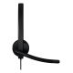 3. Logitech H570E Kabelgebundenes Headset mit Kopfbügel, Büro/Callcenter, USB Typ-C, Schwarz