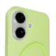 7. Puro Daylight Magsafe-kompatible Silikonhülle für iPhone 17 – durchscheinendes Grün