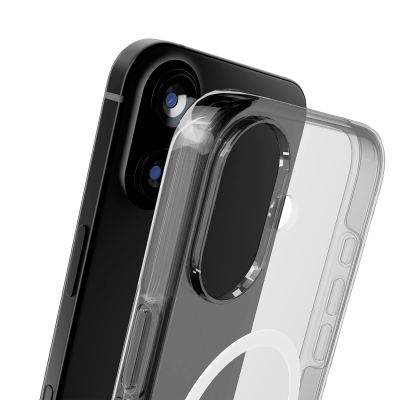 4. Puro Impact Clear D3O TPU+PC MagSafe kompatible Hülle für iPhone 17 - Transparent