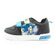 11. Leomil Sonic Kinder Sportschuhe Leichte Sneakers mit Klettverschluss Schwarz