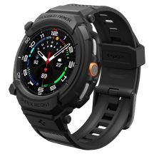Spigen Rugged Armor Pro Armband für Samsung Galaxy Watch 8 Classic 46 mm – Mattschwarz