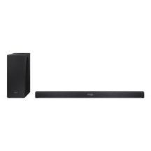 Sharp 2.1-Kanal Ultra-Slim Dolby Atmos/DTS Virtual:X Soundbar mit kabellosem Subwoofer HT-SBW320 360W Bluetooth-Konnektivität Kabellose Verbindung