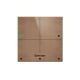 Grenton Touchpanel / 4 Touchfelder / TF-Bus / leichte Front aus Naturleder
