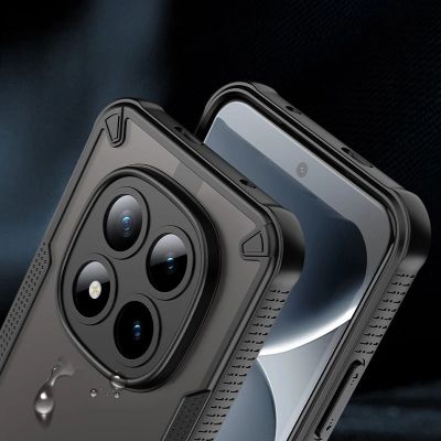 3. Tech-Protect Rugged Shield MagSafe Hülle für Xiaomi Poco M8 Pro / Xiaomi Redmi Note 15 Pro+ 5G - Schwarz