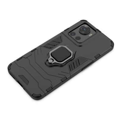 20. Ring Armor gepanzerte Hybrid-Hülle + magnetischer Halter für OnePlus Ace schwarz