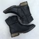 14. Gefaltete schwarze Damen-Lederstiefeletten Rieker Z6883-00