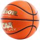 6. Wilson NCAA Legend VTX BSKT Basketball, Orange/Gold, Größe 7