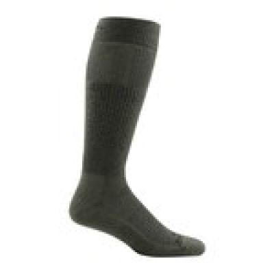 Darn Tough T3005 Taktische, mittelhohe, leichte Socken mit Polsterung – Laubgrün