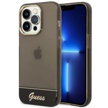 Guess GUHCP14LHGCOK iPhone 14 Pro 6.1 "schwarz / schwarz Hardcase Durchscheinend