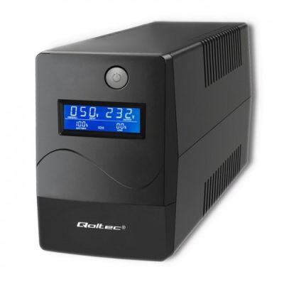 9. QOLTEC USV 450 VA | 240 W | LCD | USB | RJ45