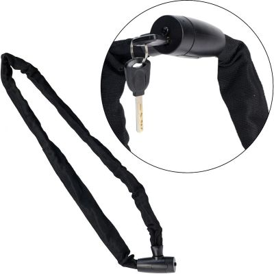 5. Fahrradkette mit Schloss, 120 cm lang, XQMAX