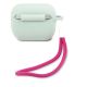 2. Guess, GUACAPLSVSBF AirPods Pro Abdeckung blau fuchsia/blau fuschia Silikon Vintage