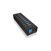 ICY BOX IB-AC6110 USB 3.2 Gen 1 (3.1 Gen 1) Typ-B 5000 Mbit/s Schwarz