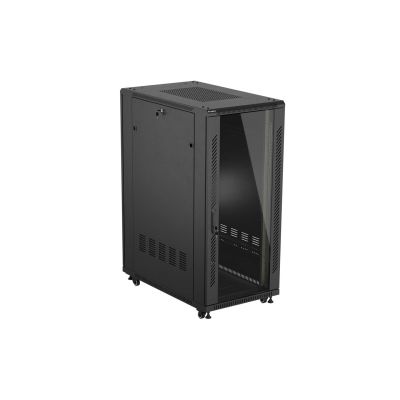 3. LANBERG Standschrank 19" 27U 600x1000 Schwarz