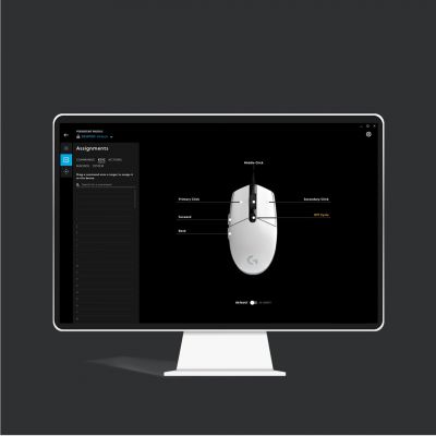 9. Logitech G203 Lightsync Maus