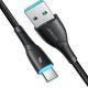 7. Joyroom Starry Series SA32-AC3 3A USB-A/USB-C-Kabel 1 m – schwarz
