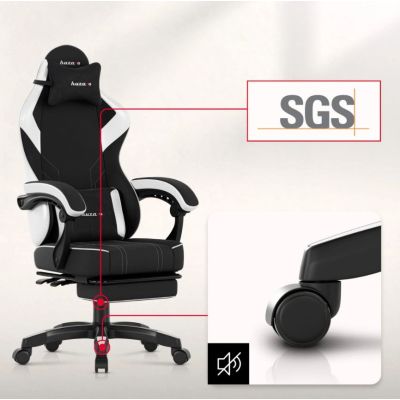 3. Gaming-Stuhl Huzaro Force 3.7 White Carbon