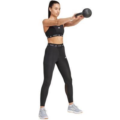 12. Adidas Techfit Stash Pocket Damen-Leggings in voller Länge schwarz IT2282