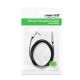 5. Ugreen AUX-Audiokabel 3,5 mm Miniklinke 0,5 m schwarz (AV119 10596)
