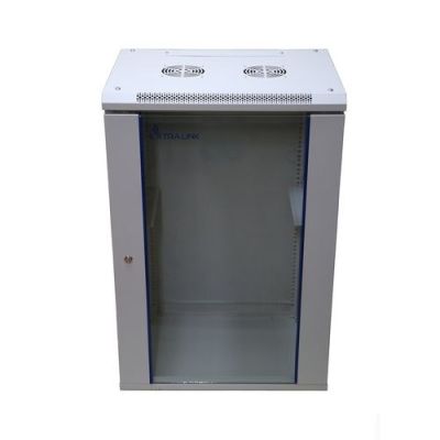 5. Extralink - 19" 15U 600x450 Grauer Wandschrank