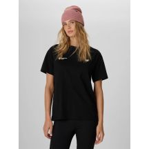 Locker geschnittenes Damen-T-Shirt mit Aufdruck 4F 4FKAW26TTSHF4507-20S