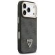 4. Guess 4G PU Dreieck-Logo & Standkamera Magsafe Hülle für iPhone 17 Pro - Schwarz