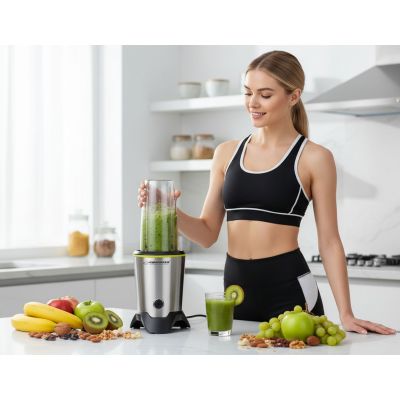 30. Esperanza MASTER EKM028 Sportmixer (1000W; schwarz und silber)
