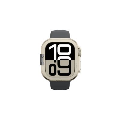 4. AmazingThing Titan Pro Metallgehäuse für Apple Watch 11 46 mm, Aluminium, Titan