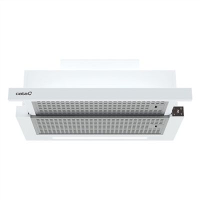 4. CATA CAMPANA TFH 6830 GWH Teleskop-Dunstabzugshaube, Energieeffizienzklasse A+++, Breite 60 cm, 795 m³/h, Touch-Bedienung, LED-Weiß