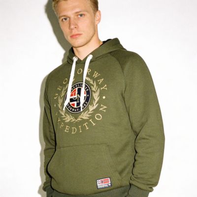6. Geographical Norway Giger DB 100 M Sweatshirt WZ3049H/GN-Kaki