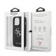 8. Guess Saffiano 4G Metal Logo Case für iPhone 13 Pro / 13 6.1" - Schwarz