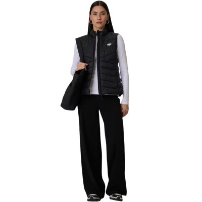 8. Damenweste 4F F347 Tiefschwarz 4FWSS26TVJAF347 20S