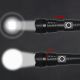 6. Wozinsky WLT-15W 15W 1500lm CREE IP65 Taktische Taschenlampe mit einstellbarem Lichtkegel - Schwarz