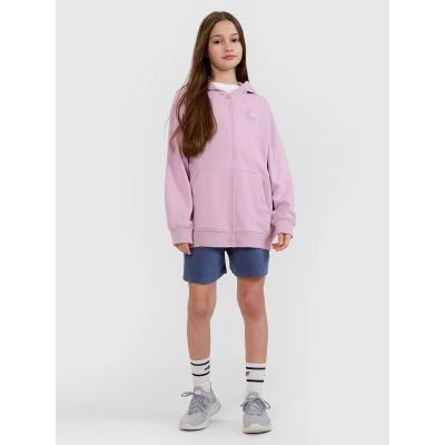 4. Mädchen-Sweatshirt mit Kapuze, 4F 4FJWSS25TSWSF1482-52S