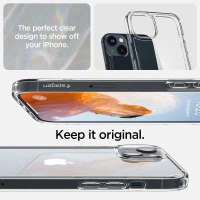 6. Spigen Ultra Hybrid-Hülle für iPhone 14 – transparent