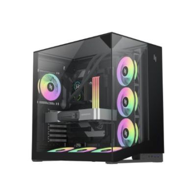 15. GameMax NEX C56 VC BK Midi-Tower-Computer-Sicherheits- und Halterungssystem Schwarz