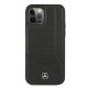 3. Mercedes Leder-Perforated Area Case für iPhone 12 Pro Max - Schwarz