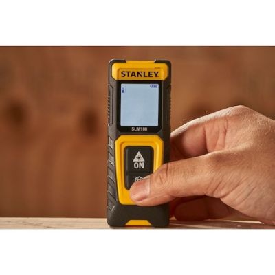 23. Stanley STHT77100-0 Laser-Entfernungsmesser, Schwarz/Gelb, 30 m
