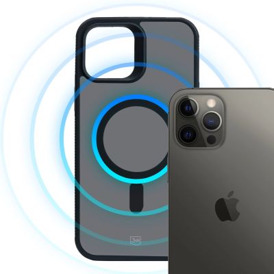 19. 3mk Smoke MagCase Hülle für Apple iPhone 12 Pro Max – Schwarz