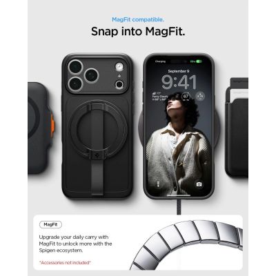 11. Spigen Thin Fit MagSafe Hülle für iPhone 18 Pro Max / 17 Pro Max – Schwarz