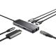 4. Trust DALYX 6-in-1 USB-C Multi-Port-Adapter Silber