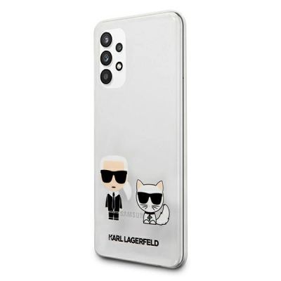 2. Karl Lagerfeld KLHCA32CKTR A326 A32 5G hardcase Transparent Karl & Choupette