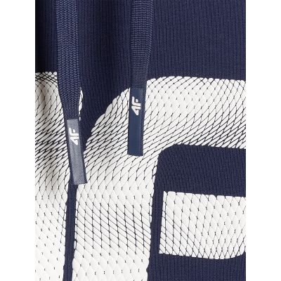 6. Herren-Sweatshirt mit Kapuze, offen, 4F 4FRMM00TSWSM2477-31S