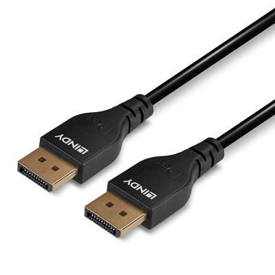 6. LINDY 3m Slim DisplayPort 1.4 Kabel