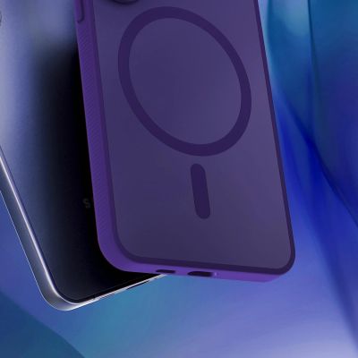 24. 3mk Smoke MagCase für iPhone 16 Pro – Lila